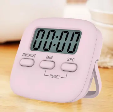 Kitchen Mini Digital Timer Big Digital Loud Alarm Magnetic Backup Stand  with Large LCD Display for Cooking Baking Sports Games