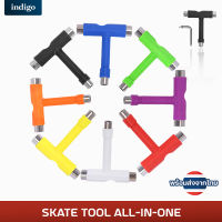 ประแจบล็อค Skate tool แบบ T tool ขันน๊อตล้อ เซิร์ฟสเก็ต ทรัค multi function tools Surfskate#Q-101