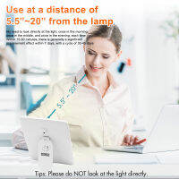 Light Tpy โคมไฟ SAD Light LED Happy Mood Light Touch Dimmable Night Light UV ฟรีจับเวลาสำหรับ Home Office Travelling2023