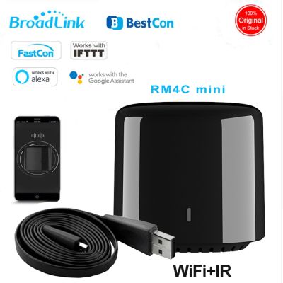 Broadlink Rm4c Mini WIFI IR Universal Smart Remote for Air Conditioner TVVoice Control by Alexa Google Home