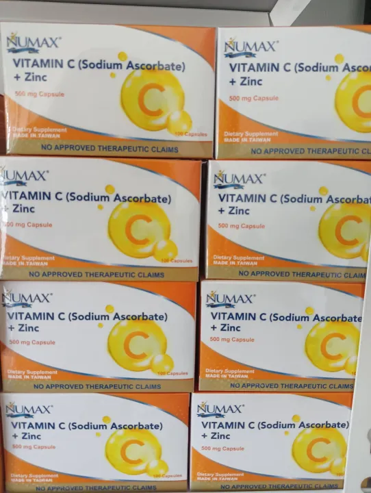 NUMAX Vitamin C (Sodium Ascorbate) + Zinc) Lazada PH