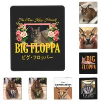 Floppa Cute Meme Laptop Mouse Pad Waterproof Mousepad with Stitched Edges Anti-Slip Rubber Mouse Mat Desk Pads for Gaming