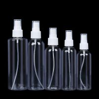 5PCS 10ml/30ml/50ml/60ml/100ml Wholesale Protable Travel Transparent Empty Pet Plastic Mist Pump Spray Alcohol Refillable Bottle Travel Size Bottles C