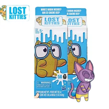 Hasbro Lost Kitties Find Cat Treasure Hunting Blind Box E4458 Colored Clay  Doll Gifts Toy Model Anime Figures Collect Ornaments