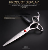 SMITH CHU 6นิ้วกรรไกรตัดผมผอมบาง Professional Hairdressing Salon Products Barber Hair Styling Toolshot