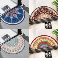 【cw】Non-Slip Bath Mat Boho Style Doormat Absorbent Cars Entrance Mats Balcony Porch Area Rugs Living Room Bathroom ！