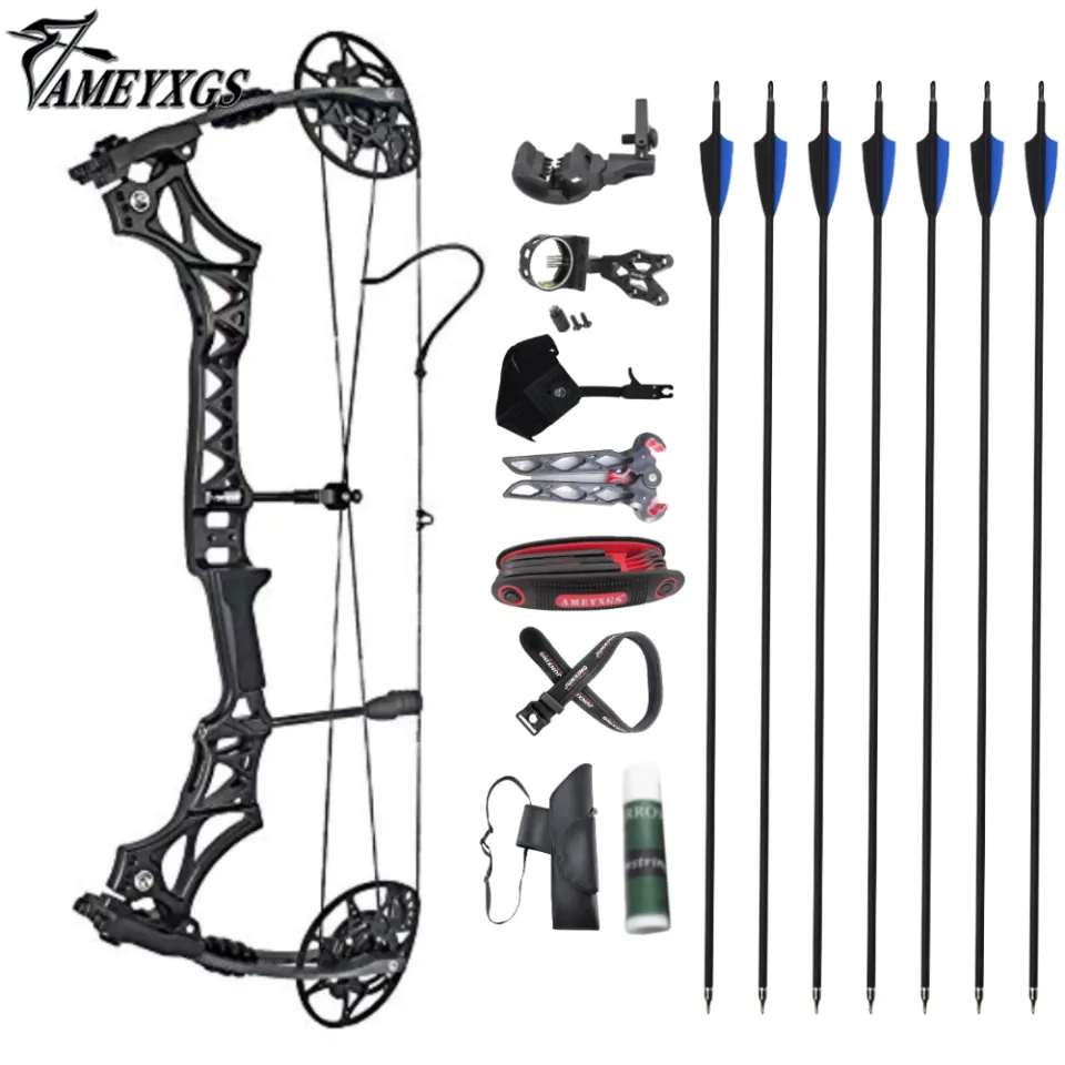 30-70lbs 80% Let Off JUNXING M128 Right Hand Archery Compound Bow