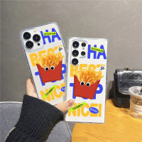 เคสนิ่มแบบใสเคสสำหรับ IPhone 6 7 8 Plus XR XS Max เคสโทรศัพท์มือถือกันกระแทกแบบคู่ลายการ์ตูนน่ารักฝาหลัง14 Plus 12 13 13