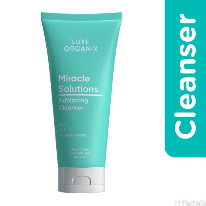 LUXE ORGANIX Miracle Solutions Exfoliating Cleanser 20ml Lazada PH