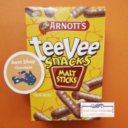 Arnott s Teevee Chocolate Biscuits Malt Sticks 175g