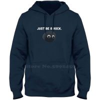 Just Be A Rock Long Sleeve Sweatshirt Casual Hoodie Size XS-4XL