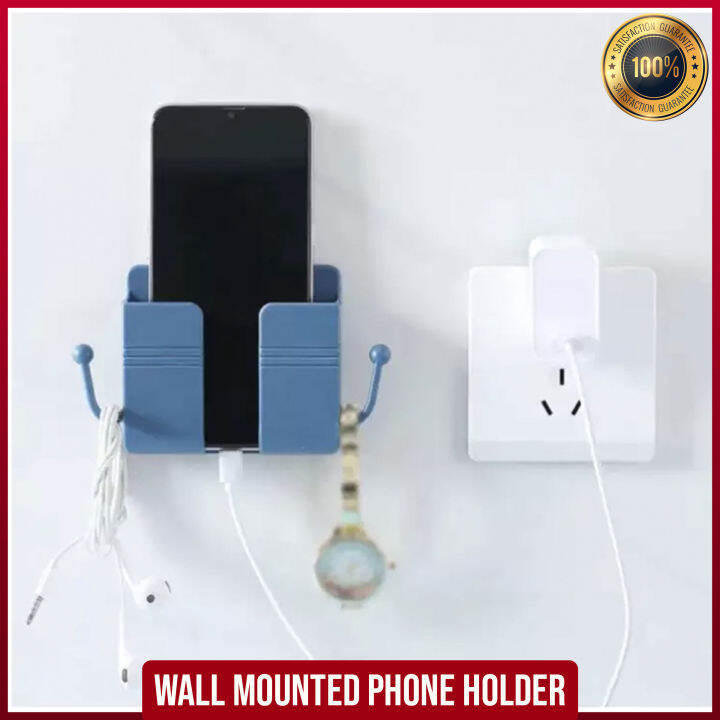 Wall Mounted Phone Holder Organizer Storage Box Remote control rack