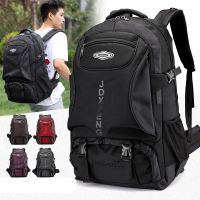 60L Waterproof Hiking Rucksack Sports School Backpack Large Outdoor Climbing Bag Unisex Camping Trekking Travel For Men Women