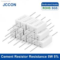 ✓ 10Pcs Cement Resistor Power Resistance 5W 5 0.1 10K 0.1R 0.5R 1R 10R 100R 0.22 0.33 0.5 1 2 5 8 10 15 20 25 30 100 1K 10K ohm