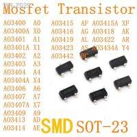 Mosfet Transistor SOT-23 AO3400 A0 AO3401 A1 AO3402 AO3403 AO3404 AO3406 AO3407A AO3409 AO3415 AO3422 AO3423 A2 A3 MOS diode