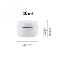 30Pcs Empty Cosmetic Containers 20g 30g 50g 100g 250g Refillable Bottles Travel Face Cream Lotion Plastic Makeup Jar Pot