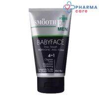 Smooth E โฟมล้างหน้าทำความสะอาดสำหรับผู้ชาย สูตรไม่มีฟอง For men Foam 4 Oz.[PC]