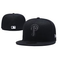 ☃ Philadelphia Phillies Full Sealing Men Embroidery Team Women Cotton MLB Sunshade fitted Cap