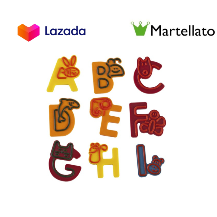 Martellato Chocofunny Letters A-I (20-C018)