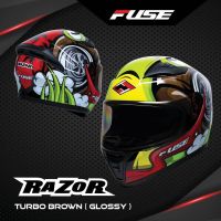 หมวกกันน็อค Fuse Razor 2022 ลาย Turbo Brown