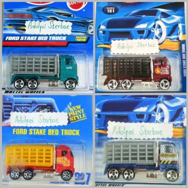 Hotwheels Hot Wheels Ford Stake Bed Truck Lazada Indonesia