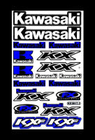 สติ๊กเกอร์รถวิบาก Kawasaki K-X ติดรถมอเตอร์ไซค์ ATV หมวกกันน็อค รถยนต์ สติ๊กเกอร์เคลือบเงาคุณภาพดี