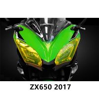 Motorcycle Headlight Cover Screen Lens Protector Guard for Kawasaki Ninja ZX650 zx 650 2017