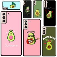 ✔┋ Cute Avocado Case For Samsung Galaxy S22 Ultra S20 S21 FE S8 S9 S10 Note 10 Plus Note 20 Ultra Cover