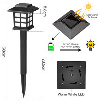 U40พลังงานแสงอาทิตย์ไฟ LED กลางแจ้ง Patio Driveway กันน้ำคริสต์มาสตกแต่งสวนไฟสนามหญ้า Pathway Energy Lighting Yard Led Solar