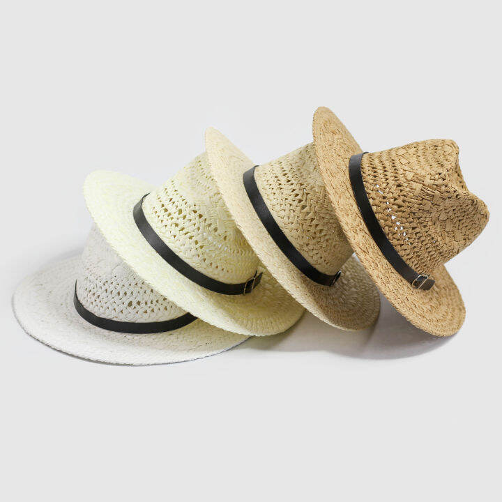 girls-straw-hat-handmade-fan-shaped-hat-hollow-straw-hat-classic-denim-straw-hat-round-cap-jazz-cut-out-hat