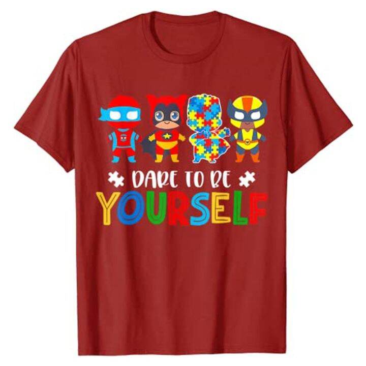 dare-to-be-yourself-shirt-autism-awareness-superheroes-tshirt-tee-apparel-men-clothing-novelty-100-cotton-gildan