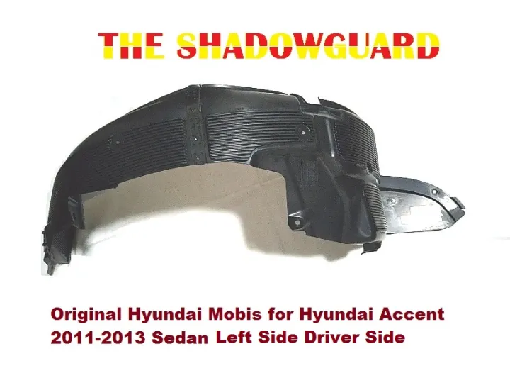 Hyundai Accent Front Fender Liner 20112013 LEFT SIDE Front Inner