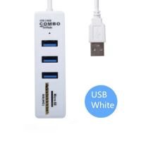 Gratis Ongkir 2สี USB ฮับ2.0 5พอร์ตอเนกประสงค์ D/ ที่อ่านทีเอฟความเร็วสูง480Mbps กล้องคอมพิวเตอร์ดิสก์ USB