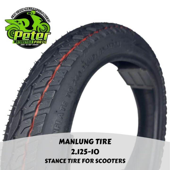 TIRE 2.125X10 TUBE TYPE (STANCE LOOK)/HONDA DIO /YAMAHA JOG | Lazada PH