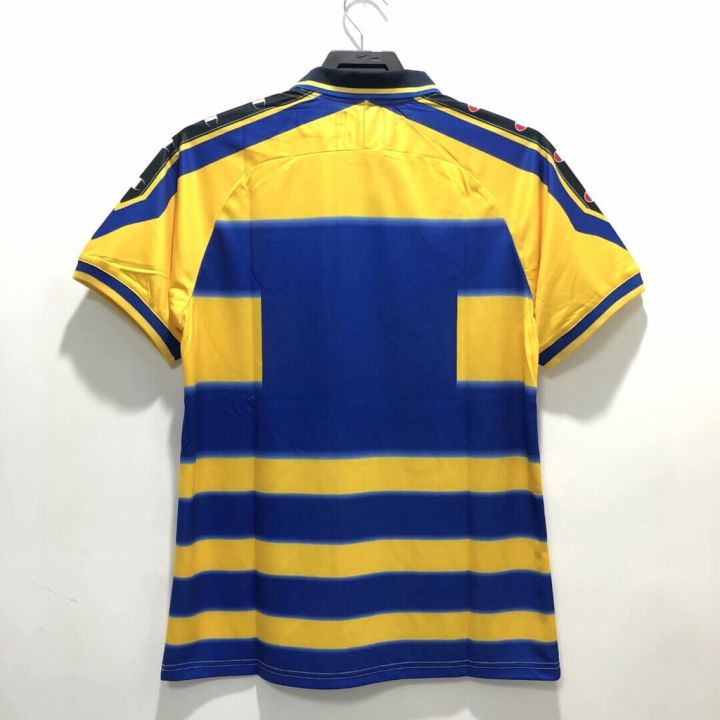 เสื้อยืด-ลายทีมชาติฟุตบอล-gao-pin-1999-2000-season-retro-parma-ชุดเหย้า