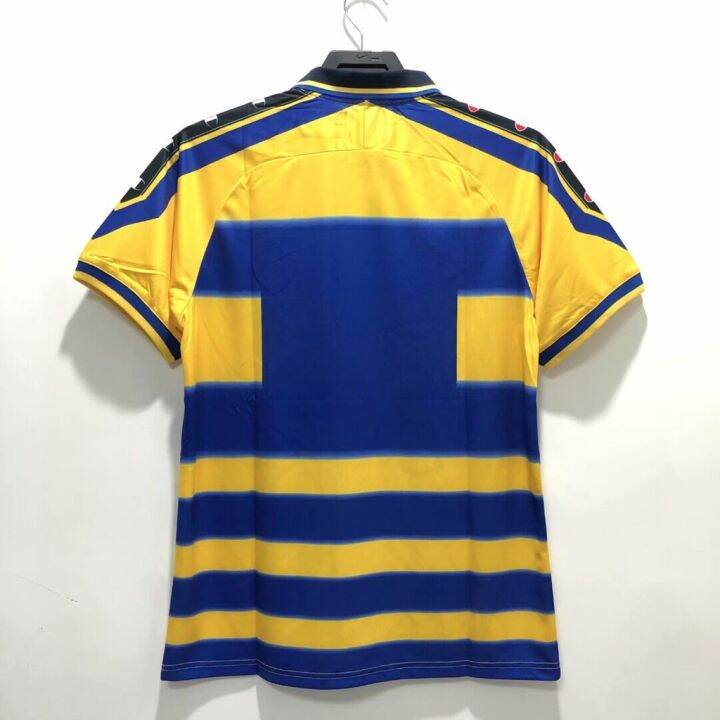 เสื้อยืด-ลายทีมชาติฟุตบอล-gao-pin-1999-2000-season-retro-parma-ชุดเหย้า