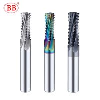 【LZ】 BB Thread Mill Coated Solid Carbide Full Tooth ISO Inch Pitch Nano Coated CNC Cutting Tool M3 M4 M5 M6 M8 Tap Aluminum