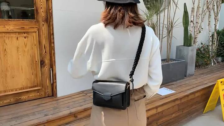 R Shoulder Bag New Fashionable Korean Style Girlish Style Small Bag 2020  Internet Celebrity Sense Women's Popular Shoulder Messenger Bag