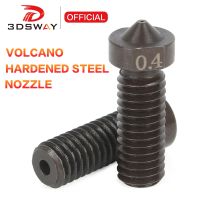 3DSWAY V6 Volcano Hardened Steel Mold Steel Nozzles 0.4/1.75mm High Temperature PEEK Filament E3D Hotend J head 3D Printer Parts [NEW]