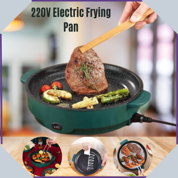 220v Electric Baking Pan Electric Frying Pan Househould Barbecue