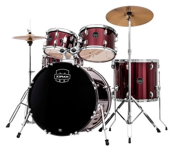 mapex-กลองชุด-5-ใบ-acoustic-drum-set-5-piece-รุ่น-pordigy-burgundy