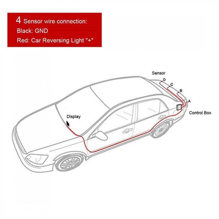 parking-sensor-เซนเซอร์ถอย-4-จุดมีจอบอกระยะ-พร้อมเสียงเตือน