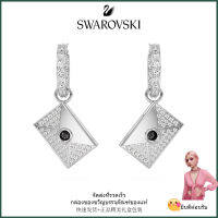 ?Swarovski?ต่างหูเพชร Letra Silver Love Letter,S925 ต่างหูแฟชั่นสตรีเงินสเตอร์ลิง,ของขวัญวันเกิดวันวาเลนไทน์