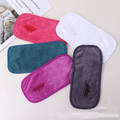 Fabric Is Soft And Sticky Wrapped Forehead Is Not Stuffy Fine Workmanship Microfiber Fabric Soft And Comfortable Small Towel For Beauty And Makeup Tools For Planting False Eyelashes
