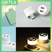 QB7LA USB Plug Lamp Mobile Power Charging Small Book Lamps LED Eye Protection Reading Night Light Small Light with USB splitter