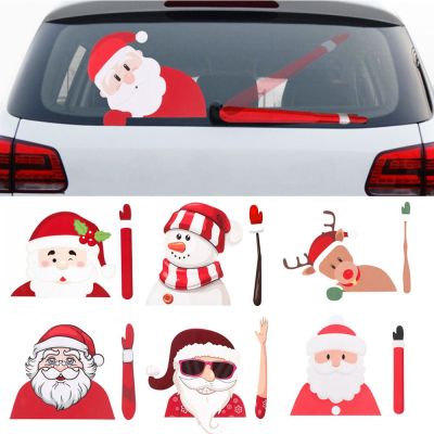 สติ๊กเกอร์ SENATE70TE8ซานตาคลอสสุขสันต์วันคริสต์มาส,สติ๊กเกอร์สติกเกอร์รถอุปกรณ์เสริมรถยนต์ติดหน้าต่างตกแต่งกระจกหน้ารถ