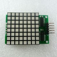 【☊HOT☊】 yulibu74040703 Module74hc595ดอทจอแสดงผลแอลอีดีสีแดง8X8สี่เหลี่ยมสำหรับ Arduino Uno Mega2560เนื่องจากราสเบอร์รี่ Pi