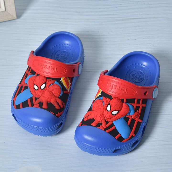 disney-kids-sandals-cartoon-summer-non-slip-children-boys-girls-baby-slippers-soft-sole-garden-shoes-anti-slip