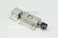 Pree to Open Stainless Steel Door Bolt Sliding Lock Latch Barrel Bolt 64*30MM Door Hardware Locks Metal film resistance