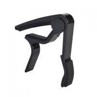 Slade Black Alloy Guitar Capo พร้อมเบาะซิลิกอนที่สมบูรณ์แบบสำหรับกีตาร์อูคูเลเล่จูน